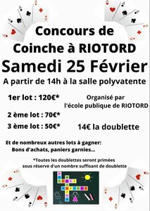 CONCOURS DE COINCHE 25/02/2023 